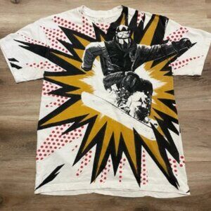 Vintage 90s Aop snowboard shirt men’s size Large forum Craig Kelly